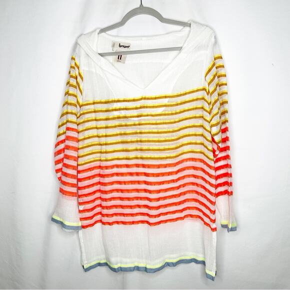 Lemlem Tops - LEMLEM Hooded Caftan NWT in Size Small